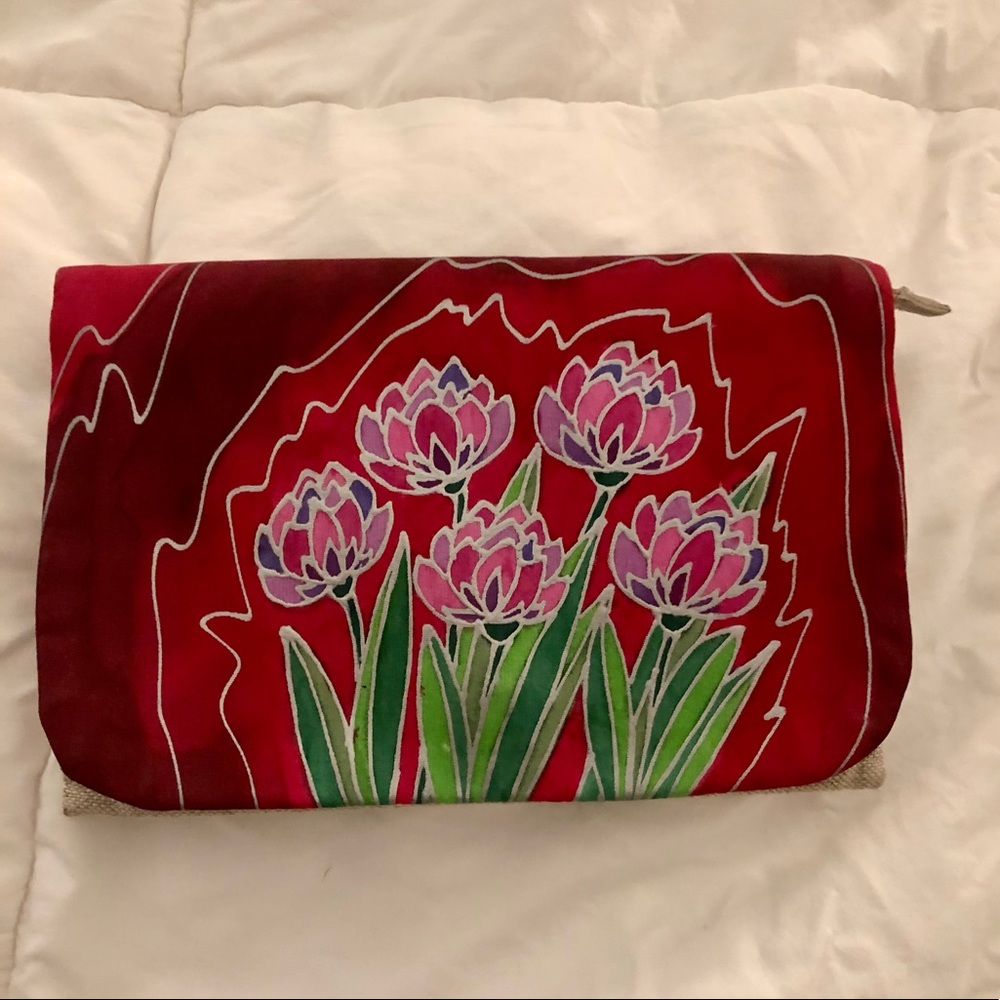 💐Dreamy Floral Zipper Pouch Bag